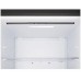 LG Refrigerator | GBBSJ1CCEP | Energy efficiency class C | Free standing | Combi | Height 186 cm | Fridge net capacity 220 L | Freezer net capacity 113 L | Display | 34 dB | Black