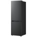 LG Refrigerator | GBBSJ1CCEP | Energy efficiency class C | Free standing | Combi | Height 186 cm | Fridge net capacity 220 L | Freezer net capacity 113 L | Display | 34 dB | Black