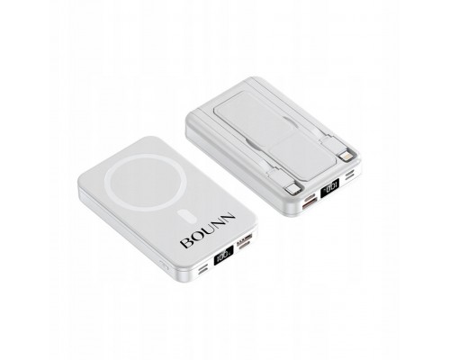 Bounn Power Bank Magsafe indukcja kabel 10000mAh
