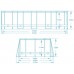 Bestway  Frame-Based  610 x 366 x 122 cm 18w1 Bestway 5611R EDUKAMP