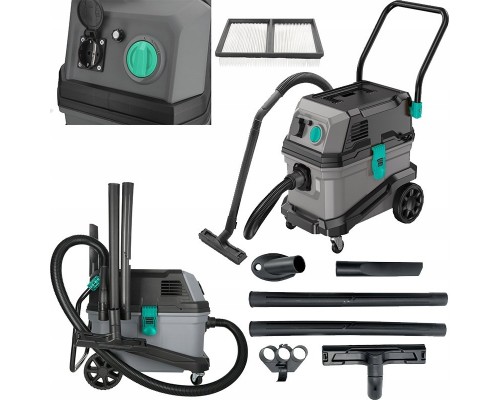 WAART ODKURZACZ BUDOWLANY Z AUTOOTRZĄSACZEM 1600W, 30L