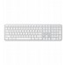Satechi bezprzewodowa Satechi Slim EX3 Bluetooth do trzech urządzeń z przełącznikiem trybu Mac/Windows (silver)