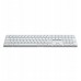 Satechi bezprzewodowa Satechi Slim EX3 Bluetooth do trzech urządzeń z przełącznikiem trybu Mac/Windows (silver)