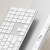 Satechi bezprzewodowa Satechi Slim EX3 Bluetooth do trzech urządzeń z przełącznikiem trybu Mac/Windows (silver)