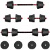 vidaXL vidaXL Zestaw hantli 2 w 1 40kg Black i red