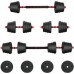 vidaXL vidaXL Zestaw hantli 2 w 1 40kg Black i red