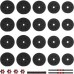 vidaXL vidaXL Zestaw hantli 2 w 1 40kg Black i red