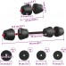 vidaXL vidaXL Zestaw hantli 2 w 1 40kg Black i red