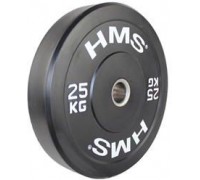 HMS Plate Olympic BBR25 Bumper 25 kg black (17-61-019)
