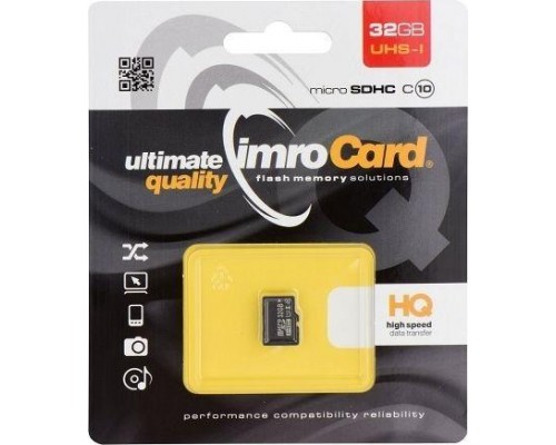 SD  Imro MicroSDHC 32 GB Class 10 UHS-I/U1  (10/32G UHS-I)