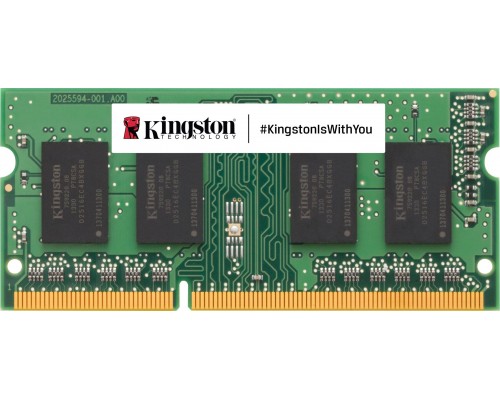 Kingston ValueRAM, SODIMM, DDR3, 4 GB, 1600 MHz, CL11 (KVR16S11S8/4)