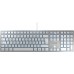 Cherry KC 6000 SLIM Wired White-silver UK (JK-1600EU-1)