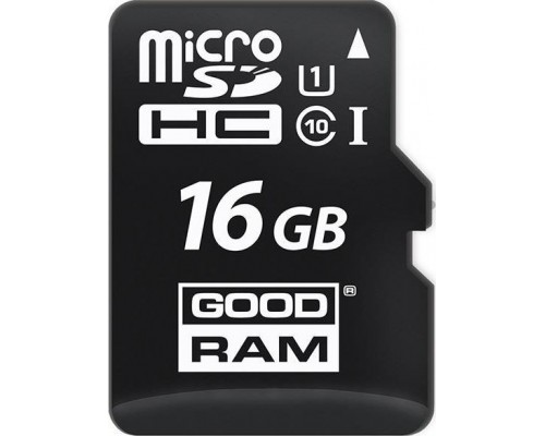 SD  GoodRam MicroSDHC 16 GB Class 10 UHS-I/U1  (M1AA-0160R12)