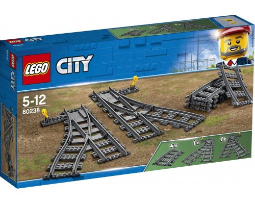 LEGO City Pārslēdzēju sliedes (60238)
