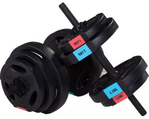 HMS ‎Dumbbells SG40 bituminous 2 x 15 kg