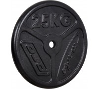 Marbo Sport Standard iron discs slim 25 kg MW-O25-slim -