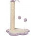 Trixie standing with a post Junior, 40 × 50 × 38 cm, lilac/naturalny