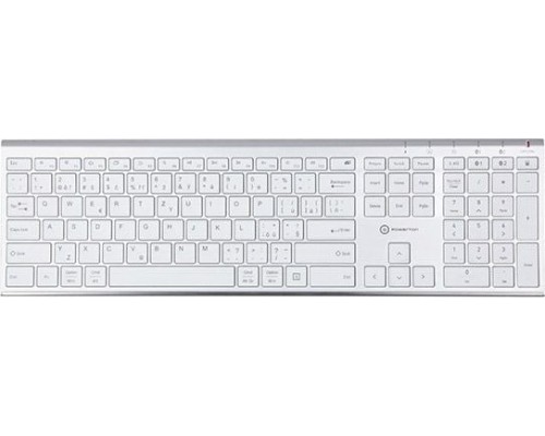 Powerton UltraSlim Wireless White CZ + SK (WPKBUS-S CZSK)