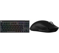Logitech PRO X TKL Lightspeed GX Brown (920-012136) + Mouse Logitech G PRO X SuperLight 2 (910-006630)