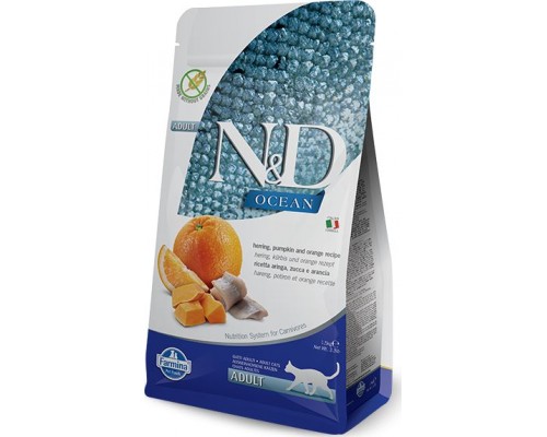 Farmina N&D Ocean feline Herring, pumpkin & Orange adult 1,5 kg