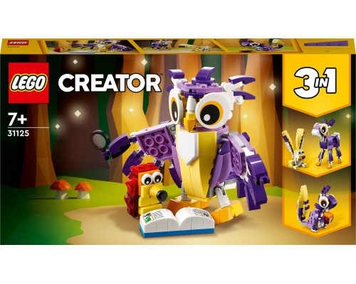 LEGO Creator 3 w 1 Fantastyczne leśne stworzenia (31125)