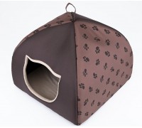 HOBBYDOG Budka Igloo - Jasny brąz w łapki R2