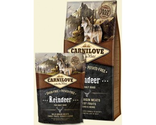CARNILOVE Reindeer For Adult - 12 kg