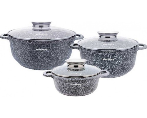 Klausberg Lumarko Klausberg set of marble pots kb-7533!
