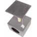 Funfit Scratching post, cat lair with a booth, 3 levels