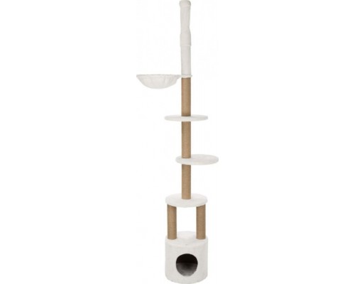 TRIXIE Cat scratching post Aurelio, 220-250 cm, white-brown