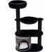 Trixie Scratching post Giada, 112 cm, black / white