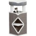 Trixie Arma Cat Tower, 98 cm, Gray / Blue