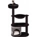 Trixie Scratching post Giada, 112 cm, black / white
