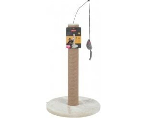 Zolux Scratching post sisal beige post with toy 63 cm