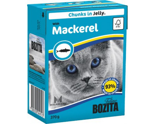 BOZITA Mackerel in jelly - 5x370g