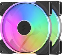 Fractal Design Prisma AL-18 PWM 2-pack (FD-FAN-PRI-AL18-PWM-2P)