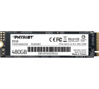 SSD Patriot P310 480GB M.2 2280 PCI-E x4 Gen3 NVMe (P310P480GM28)