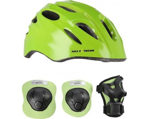 NILS Extreme MTW01 + H210 green with pads. XS