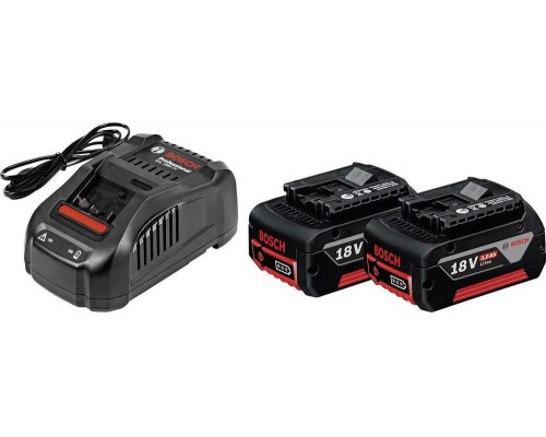 Bosch gal 1880 CV + 2 x battery for GBA 18V 5Ah tools (1600A00B8J)
