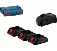 Bosch Battery 18V 3 x 4.0Ah Gba Procore + charger Gal 1880 CV + L-BOXX 102 (B0615990L1R)