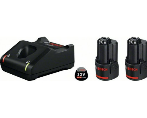 Bosch basis starter Set 2x2.0Ah + GAL 12V-40 (1600A019R8)