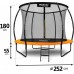 Garden Trampoline Neo-Sport NS-08C201 With inner mesh 8.5 FT 252 cm