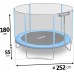 Garden Trampoline Neo-Sport NS-08Z181 With outer mesh 8.5 FT 252 cm