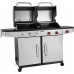 Yato Gas-coal grill, stainless steel 8.2 kW