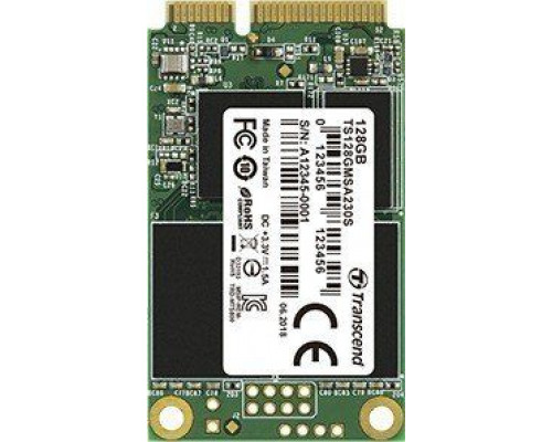 SSD Transcend 230S 64GB mSATA SATA III (TS64GMSA230S)