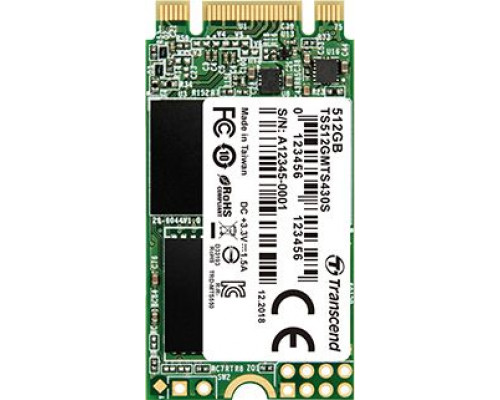 SSD Transcend 430S 256GB M.2 2242 SATA III (TS256GMTS430S)