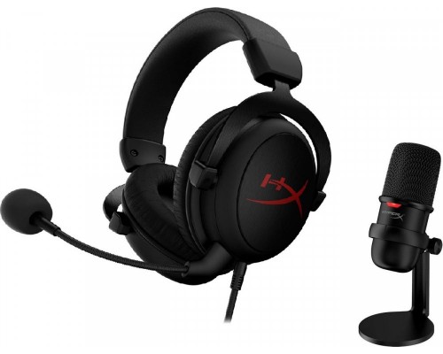 HyperX Streamer Starter Pack Cloud Core + SoloCast Black (HBNDL0001)