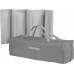 Ricokids Travel cot 125 x 65 x 78 cm gray-mint (RK-240)