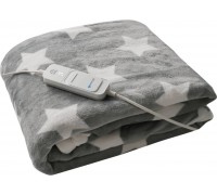 Oromed Large fleece heated blanket 130x180 cm With stars pattern