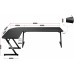 Gaming desk Huzaro Hero 7.0 Black 154 cmx117 cm